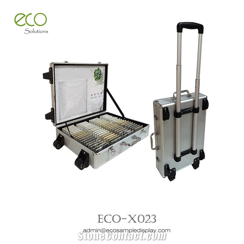 Granite Quartz Stone Sample Suitcase