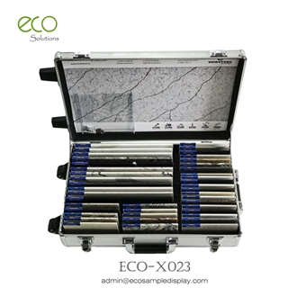 Granite Quartz Stone Sample Suitcase