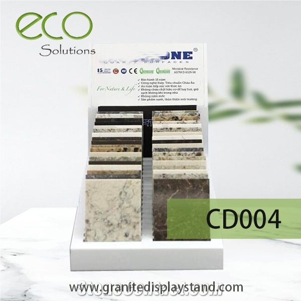 Marble Stone Tile Counter Top Display Stand