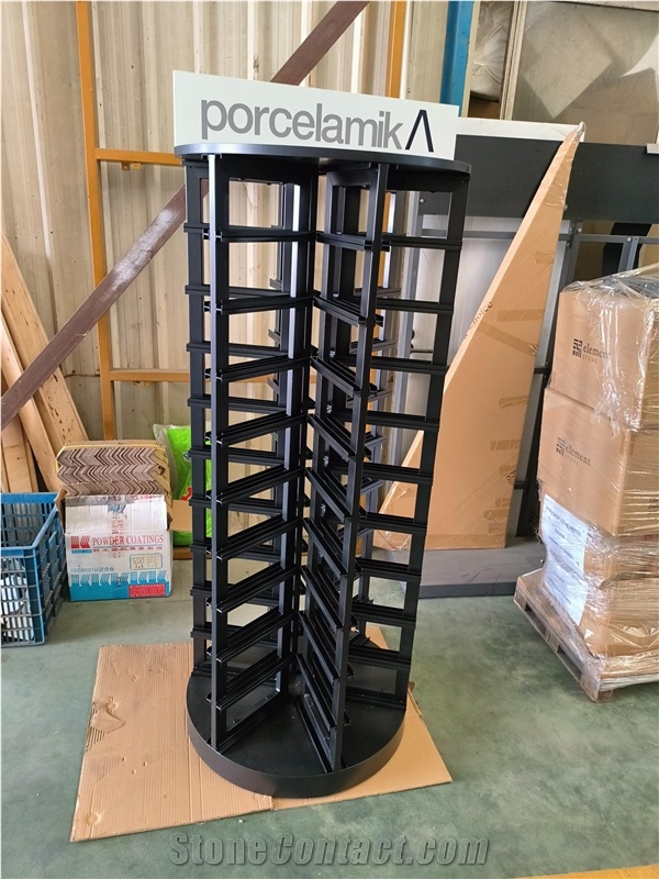 360-Degree Rotating Floor Stand-Logo Printing
