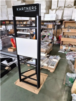 Tower Display Rack—Logo Board In The Middle