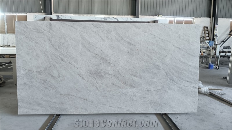 3D Printed Full Body Grey Quartz Slabs