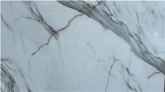 Artificial Calacatta Gold Printed Quartz Slabs