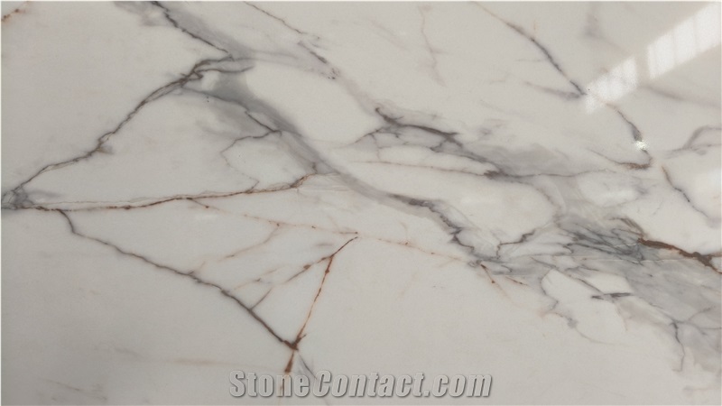 Calacatta Gold Artificial Printed Quartz Slabs