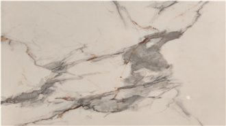 Calacatta Gold Artificial Printed Quartz Slabs