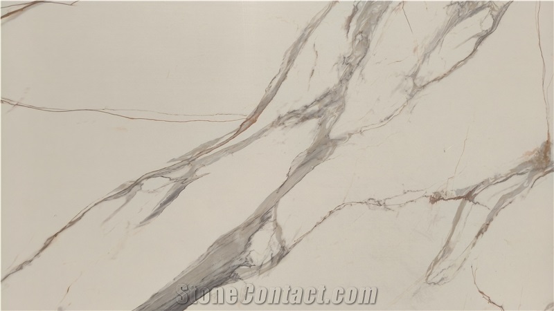 Calacatta Gold Printed Artificial Quartz Slabs