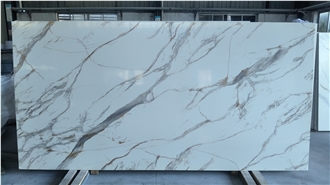 Calacatta Gold Printed Artificial Quartz Slabs