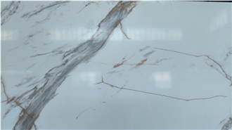 Calacatta Gold Printed Artificial Quartz Slabs