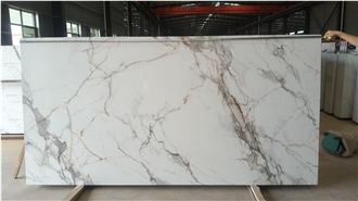 Calacatta Gold Printed Quartz Slabs