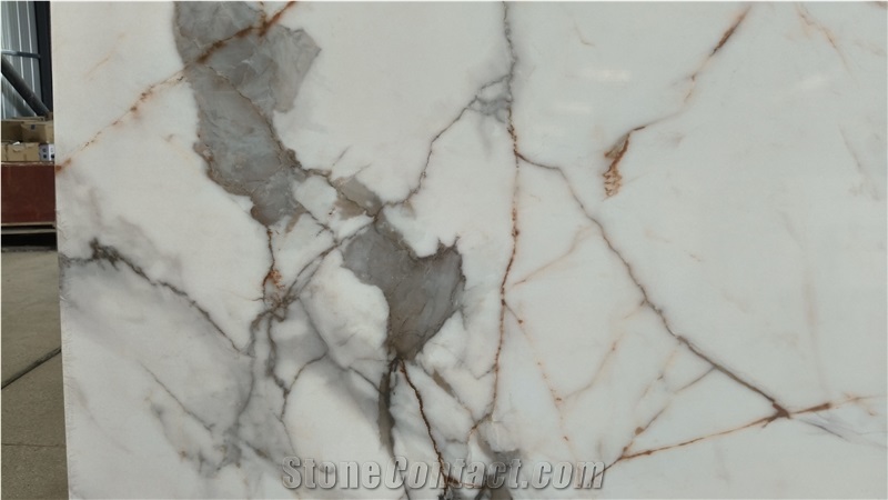 Calacatta Gold Printed Quartz Slabs