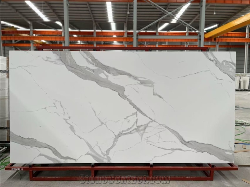 Calacatta White Sintered Stone Slabs