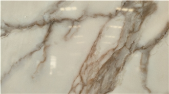 Printed Calacatta Gold Quartz Slabs