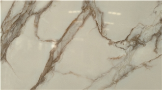 Printed Calacatta Gold Quartz Slabs