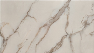 Printed Calacatta Gold Quartz Slabs