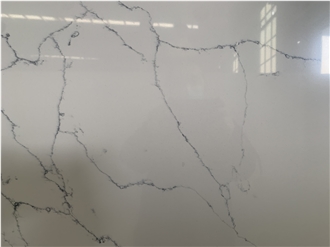 1408 Calacatta White Quartz Slabs