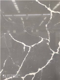 1415 Calacatta Quartz Slabs Black Stone