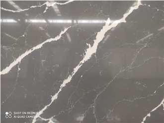 1415 Calacatta Quartz Slabs Black Stone