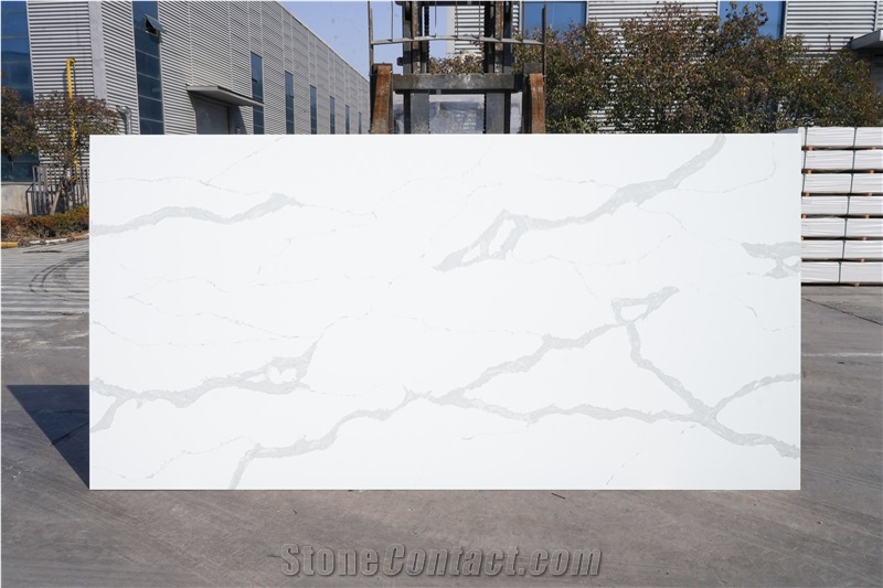 1801D Calacatta Quartz Slabs