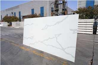 1801D Calacatta Quartz Slabs