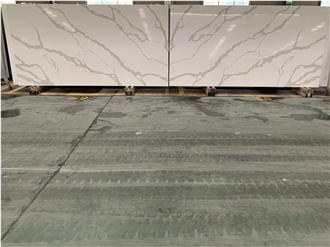 1804B Callacatta White Artificial Stone Slabs