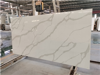 1804B Callacatta White Artificial Stone Slabs