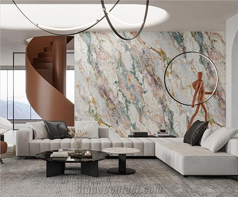FOUR SEASONS PINK GREEN Sintered Stone Slabs