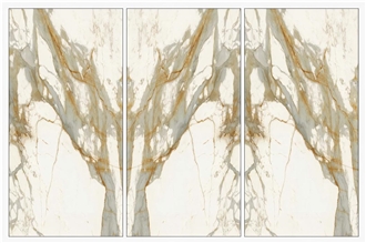 Gold-Green Shadow Sintered Stone Matte Slabs