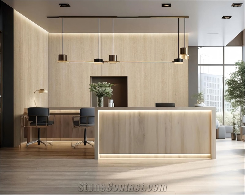 Italian Grain Sintered Stone Slabs Honed