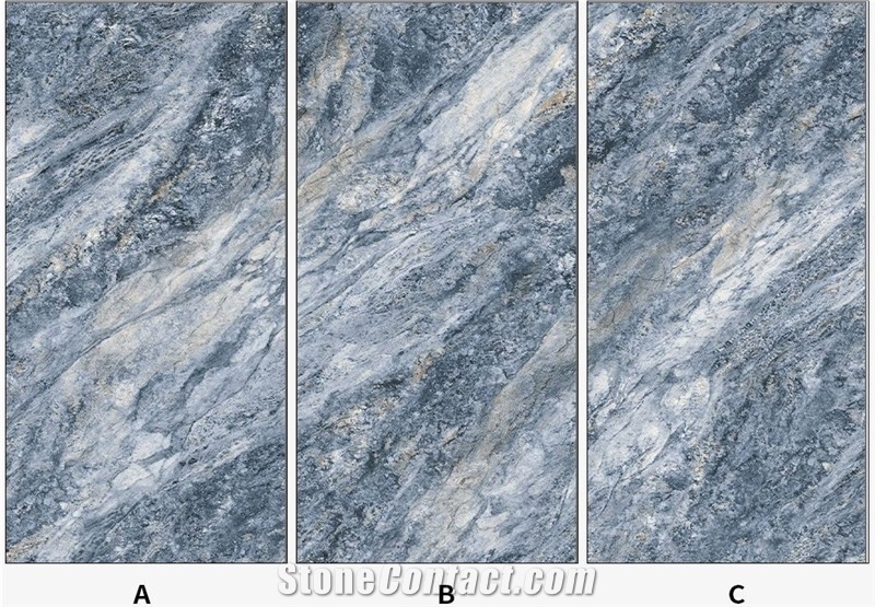 Star Blue Sintered Stone Slabs 3212L