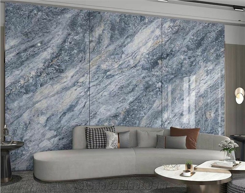 Star Blue Sintered Stone Slabs 3212L