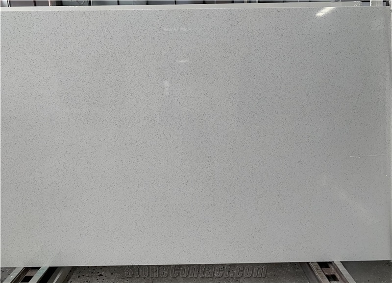 Galaxy White Quartz Solid Surface Quartz Slabs