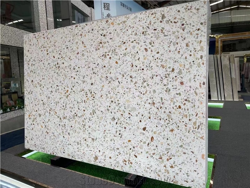 Light Transmitting Terrazzo Backlit Terrazzo Tiles