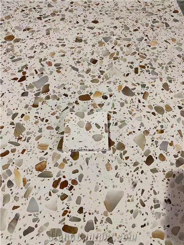 Light Transmitting Terrazzo Backlit Terrazzo Tiles