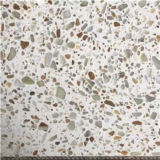 Light Transmitting Terrazzo Slab Tile Hotsale Terrazzo Tiles