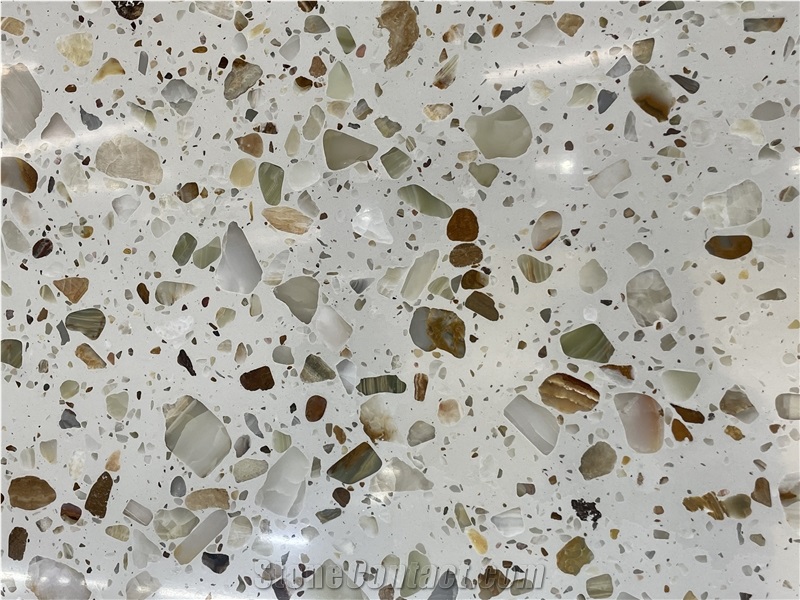 Light Transmitting Terrazzo  Terrazzo Floor Tiles