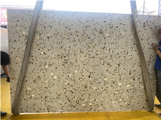 Light Transmitting Terrazzo Translucent Terrazzo Pedestal Columns