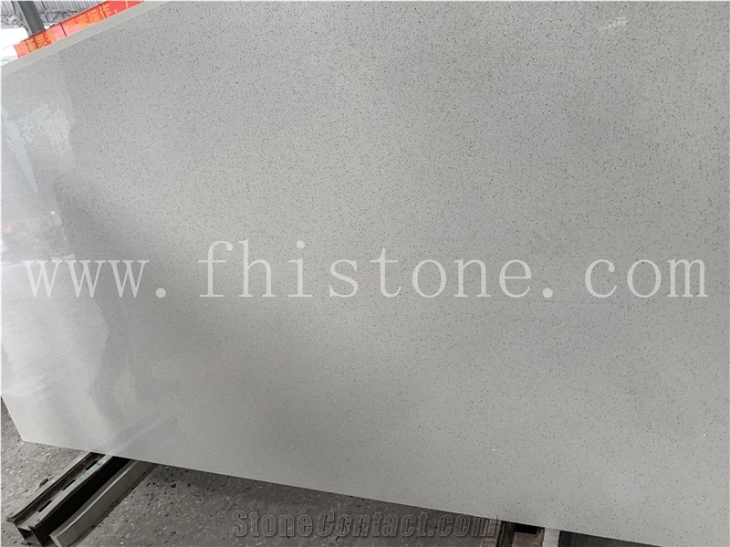 White Galaxy Jumbo Quartz Slabs