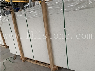 White Galaxy Jumbo Quartz Slabs