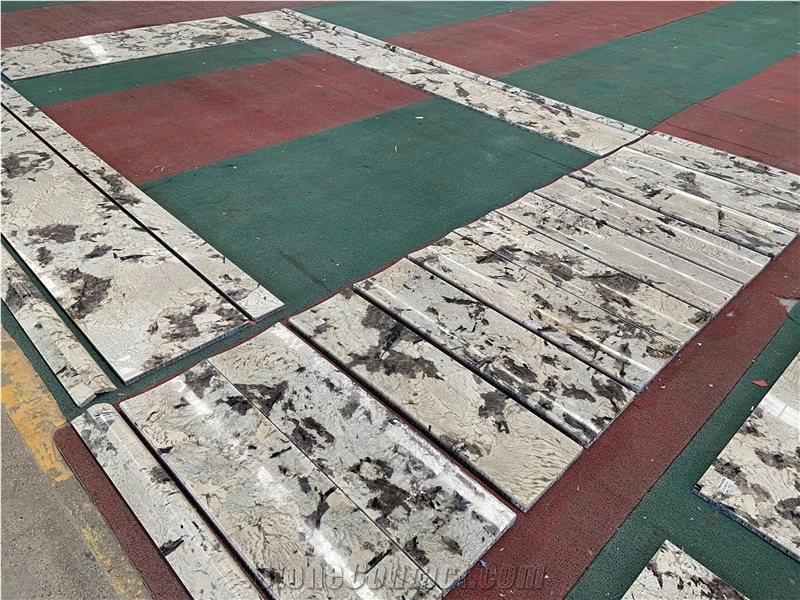 Alatas White Granite Aluminum Backing Honeycomb Panels