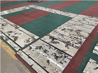 Alatas White Granite Aluminum Backing Honeycomb Panels