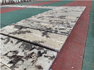 Alatas White Granite Aluminum Backing Honeycomb Panels