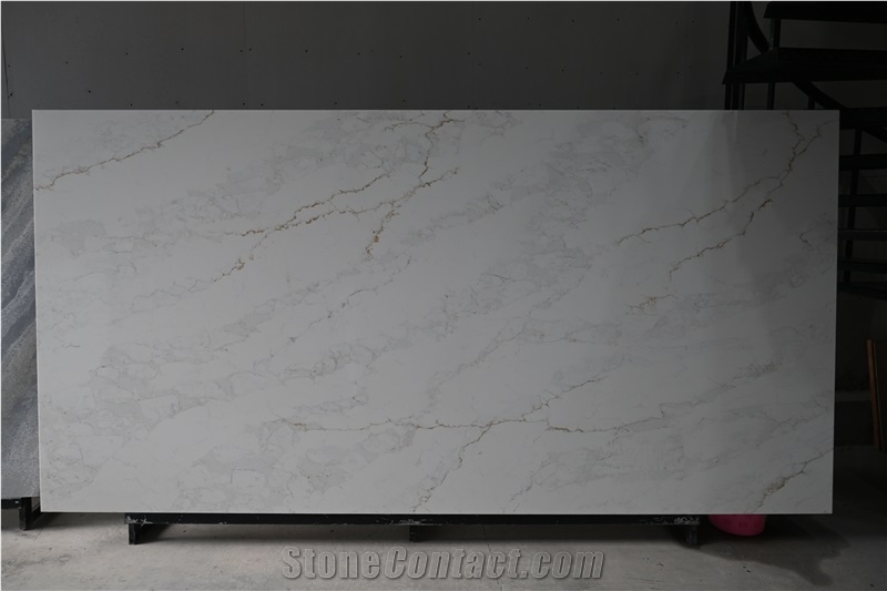 Artificial Calacatta Quartz Slabs