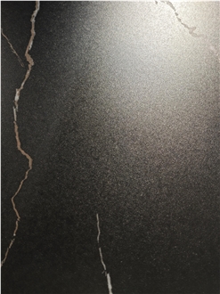 China Sahara Noir Black Matt 15Mm Sintered Stone Slabs