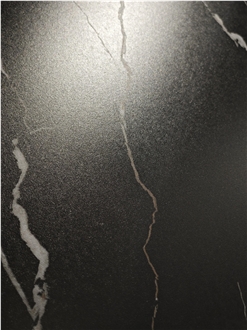 China Sahara Noir Black Matt 15Mm Sintered Stone Slabs
