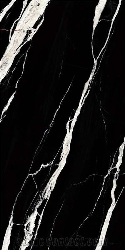 Chinese Nero Marquina Matt 15Mm Sintered Stone Slabs