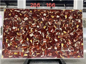 Green Agate Semiprecious Stone Slab