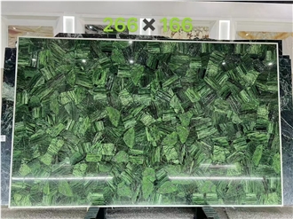 Green Agate Semiprecious Stone Slab