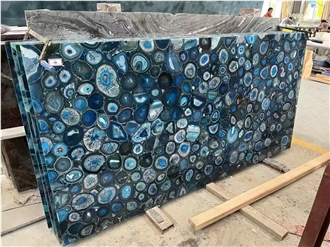 Semiprecious Stone Slabs For High-End Home Decoration