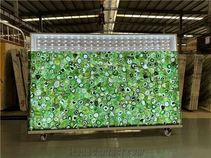 Semiprecious Stone Slabs For Interior Home Decoration
