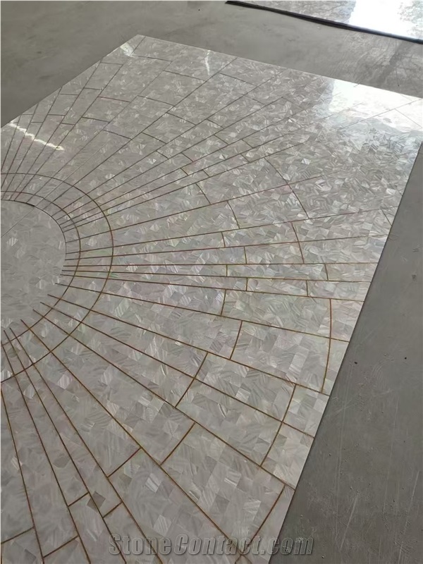 Mother Of Pearl Mosaic Panel Pattern Mosaic